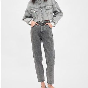 Classic mom fit Zara jeans